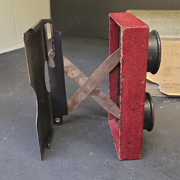 Vtg 1930s Stereoview KEYSTONE Junior Stereograph , 100+ Photo Cards WBox (Set1 - Picture 11 of 16